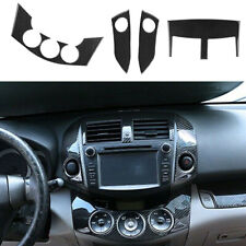 For Toyota Rav4 Carbon Fiber Interior Accessories Console Cover Trim 2006-2011