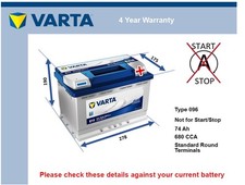 Battery fits VOLVO S60 C30 940