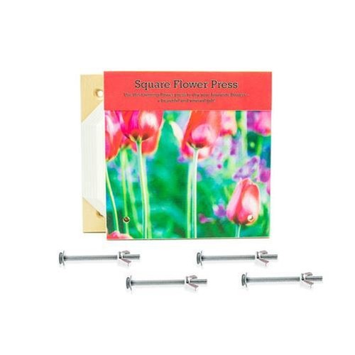 Flower press deluxe square - flower,