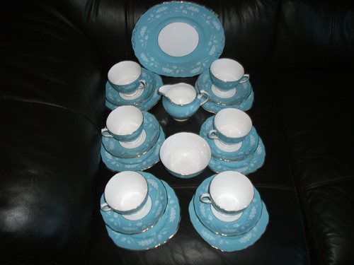 Vintage colclough blue english - vintage,