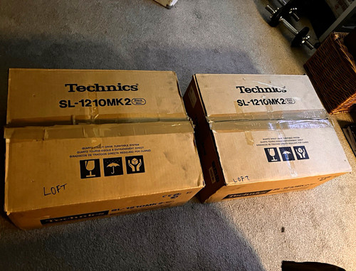 Pair technics 1210mk2 - of, sl-1210mk2
