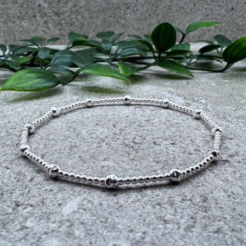 Sterling silver plain stacking