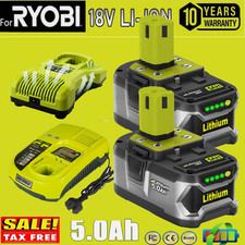 5.0 Ah For Ryobi 18V One+Plus