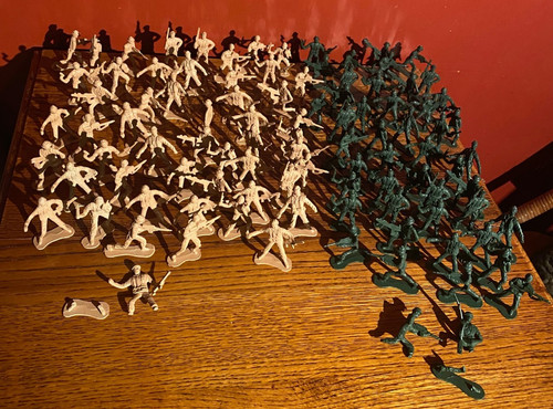 Plastic toy soldiers army - toy,