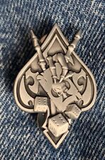 ACE OF SPADES BIKER CLASSIC ROCK HEAVY  PIN BADGE