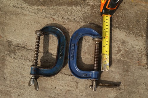 Vintage record clamps 3 - clamps, 3”