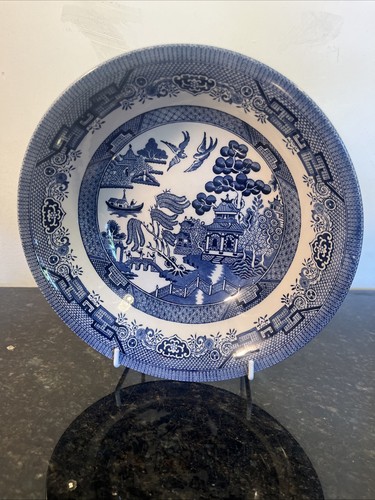 Churchill blue willow pasta - churchill,