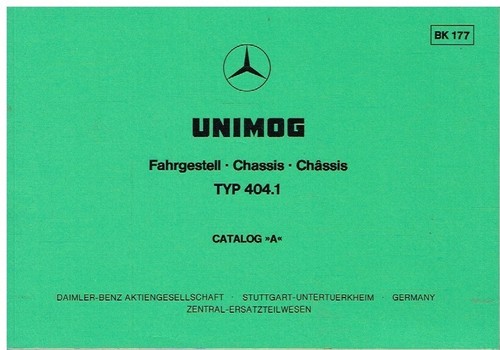 Mercedes benz unimog 404 - benz,