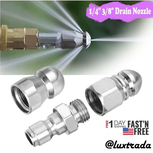 8 drain nozzle - 1/4'', 3/8"
