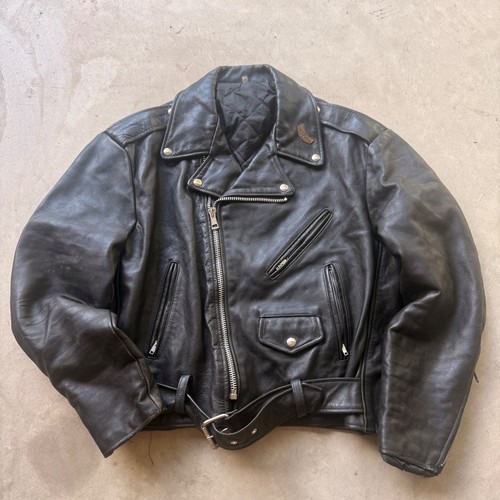 Vintage black leather - black,