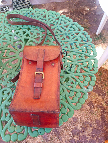 Vintage brown leather wwii - vintage,