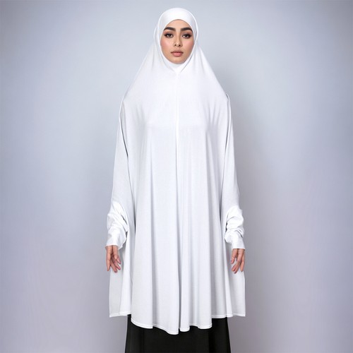 Women overhead khimar prayer - women,