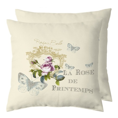 French shabby chic cushion - shabby,