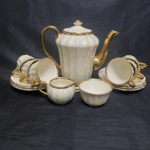 Wade coffee set pearl lustre - pearl,