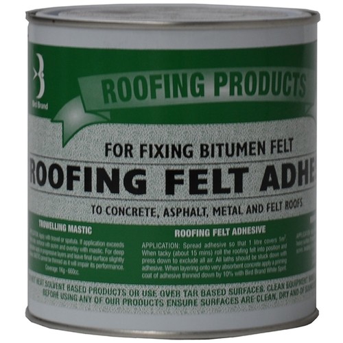 Bitumen felt roof - bitumen, adhesive