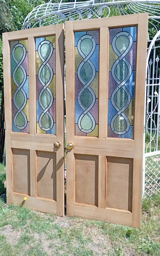 Stained glass pine french - stained,