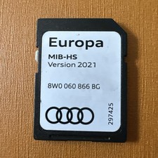 Audi Europa MMI Navigation (MIB-HS) SD Card Version 2021