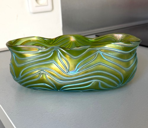 Large art nouveau iridescent - art,