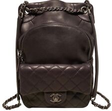 Chanel Medium Lambskin Drawstring Flap Original Vintage