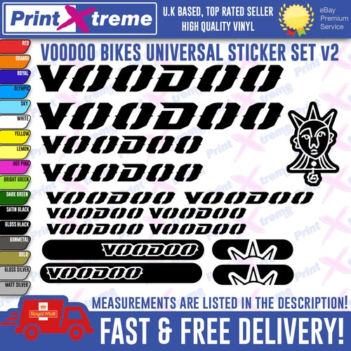 Voodoo bikes decal stickers - voodoo,