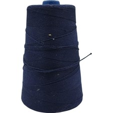 Vintage UKI 5/2 Acrylic Weaving Knitting Cone Yarn Midnight 66