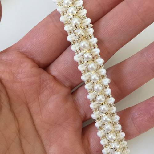Central pearl beaded - central,