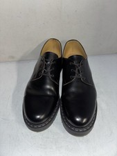 Solovair Black Leather 3-eye Gibson Shoes Size 10.5 New Seconds 681