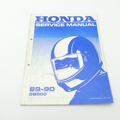 Honda 500 clubman workshop - gb,