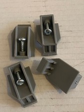 10005644 x 4 IKEA PAX Wardrobe Plastic Rail Guide/ Bracket for Sliding Door