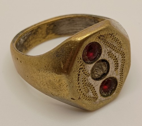 Antique large gilt signet - antique,