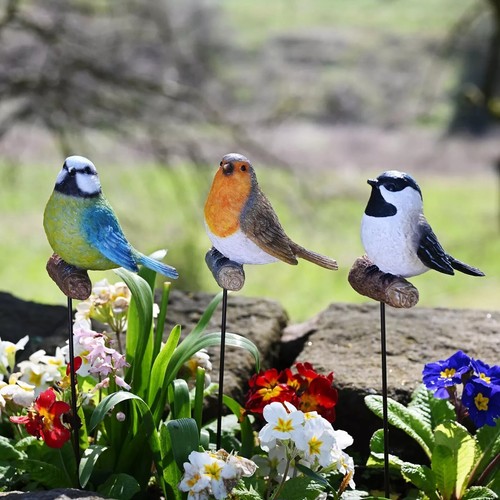 Bird garden stake ornament - bird,