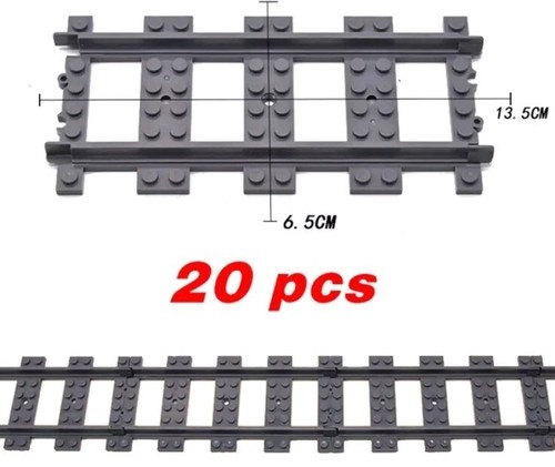 Lego train city 20x - lego, straight