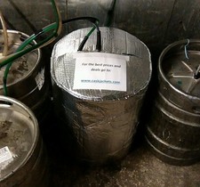 INSULATED KEG JACKET  cooler cooling lager beer ale kegs barrel 