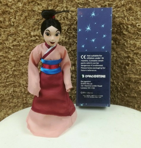 Disney mulan porcelain doll - disney, 7"