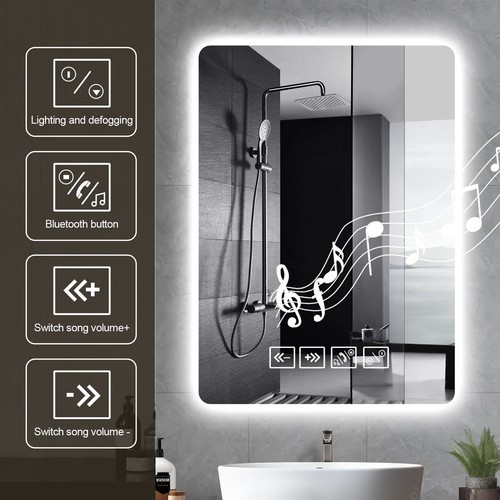 Bluetooth bathroom mirror with - bluetooth,