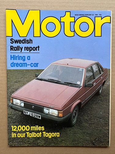 Talbot tagora motor magazine - motor,
