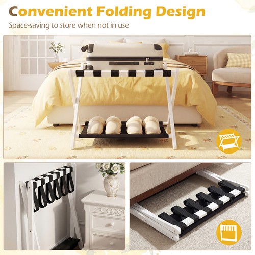 Folding luggage rack solid - luggage,