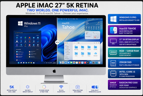 Wndows imac 2020 8gb 256gb - imac,
