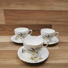 3 x Vintage Colclough Stardust