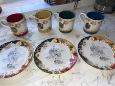 Cath Kidston X Harry Potter 4x Cup And Plate Set Retired Products Every House!