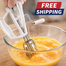 Rotary Manual Hand Whisk Egg