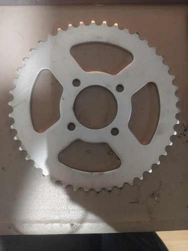 Rear axle sprocket tooth - 46,