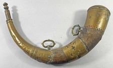 Islamic Antique Powder Flask 1800s gun pistol rifle cannon horn