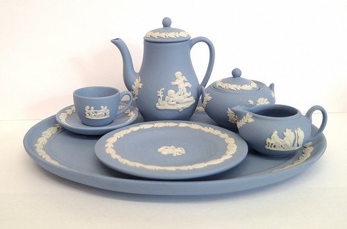 Wedgwood blue jasper - blue,