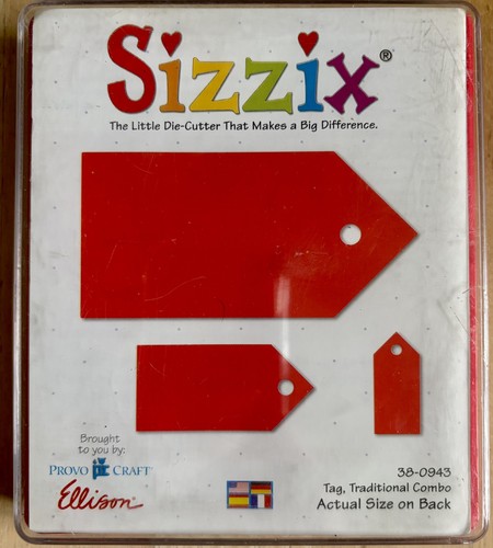 Sizzix tags die cut original - sizzix,