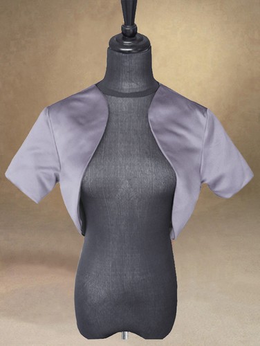 Satin bridal bolero - satin,