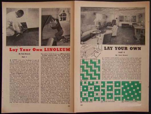 Linoleum how lay green - how-to,