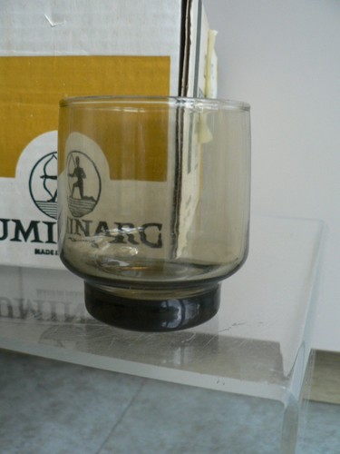 Vintage smoked glass - smoked,