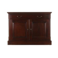 Solid Mahogany Home Office Desk Fully Built Hidden Design Durable