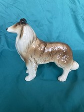 Vintage Cooper craft Rough Collie Lassie Dog 1950 Brown/white